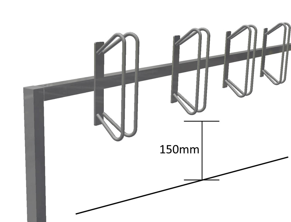 Bicycle rack – serial parking