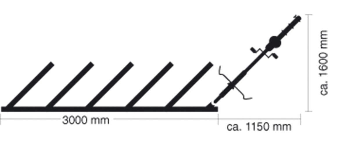 Bicycle rack – serial parking